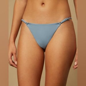 Onia Hannah Bikini Bottom (M) in Faded Denim